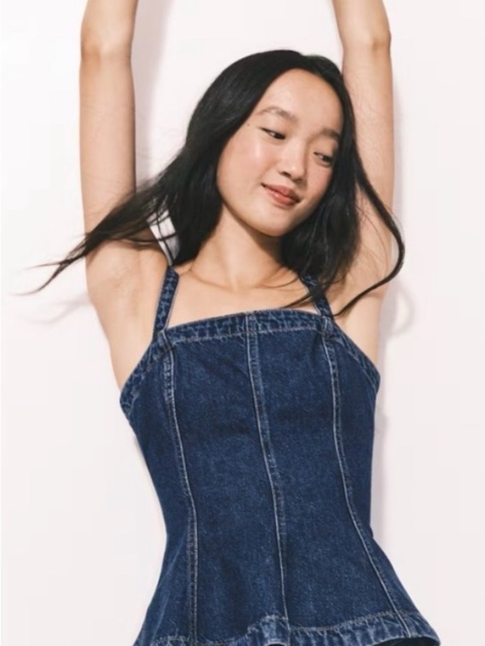 H & M Denim Blue Tank